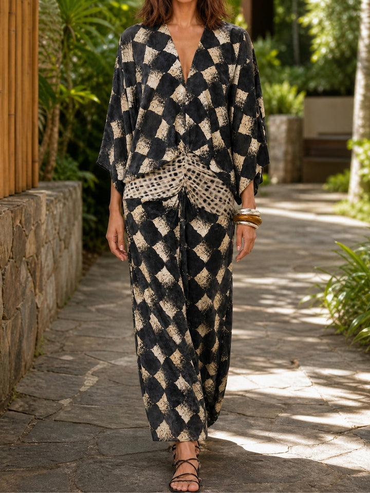 Amelia | Mediterranean Mosaic Dress