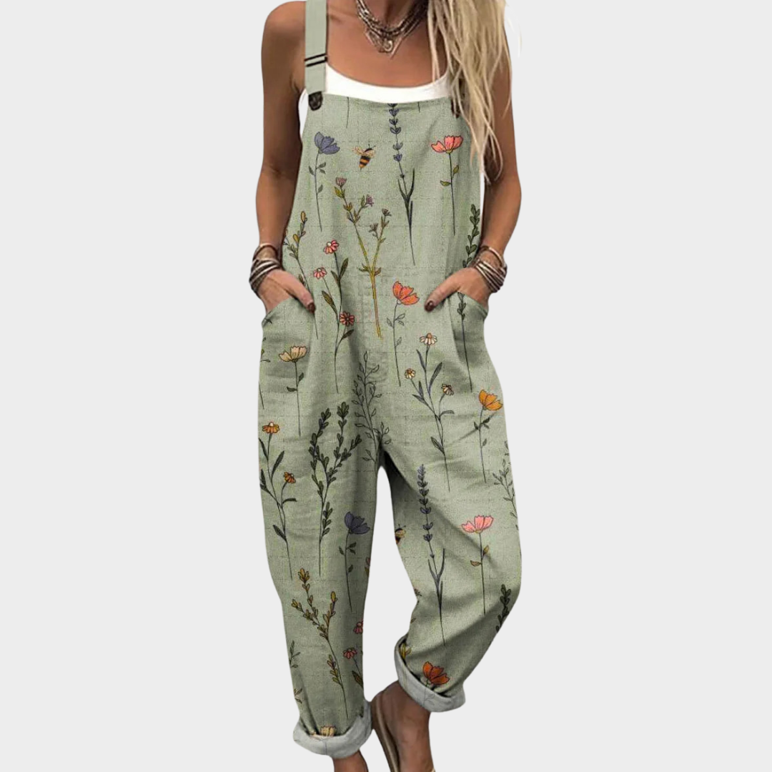 Camille™ | Wild Bloom Jumpsuit