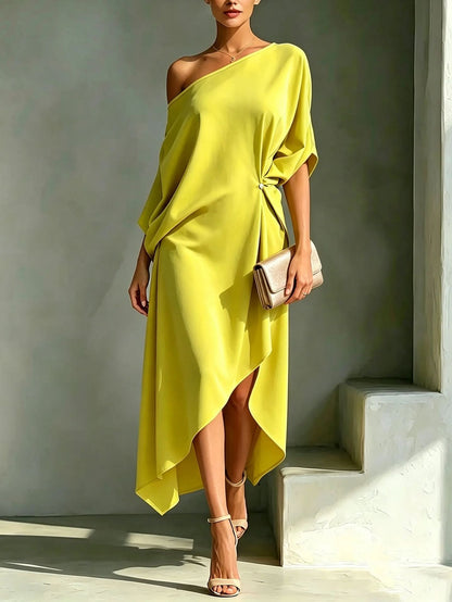 Jeanne – Elegant asymmetrical dress