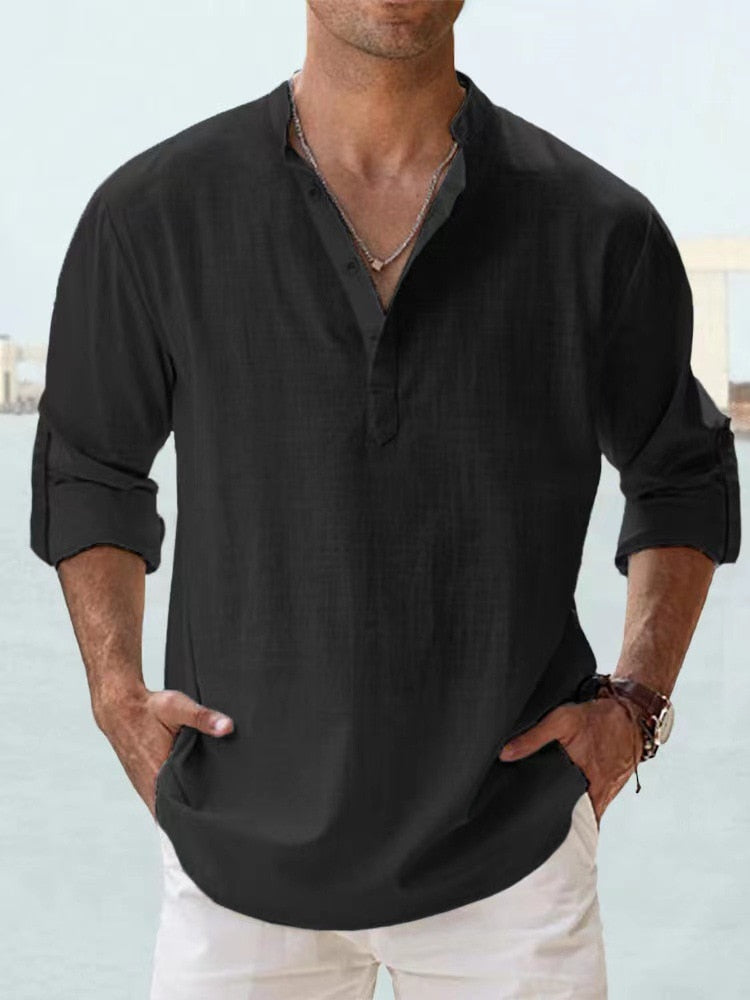 Matteo | Breathable linen shirt