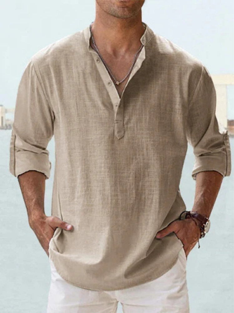 Matteo | Breathable linen shirt