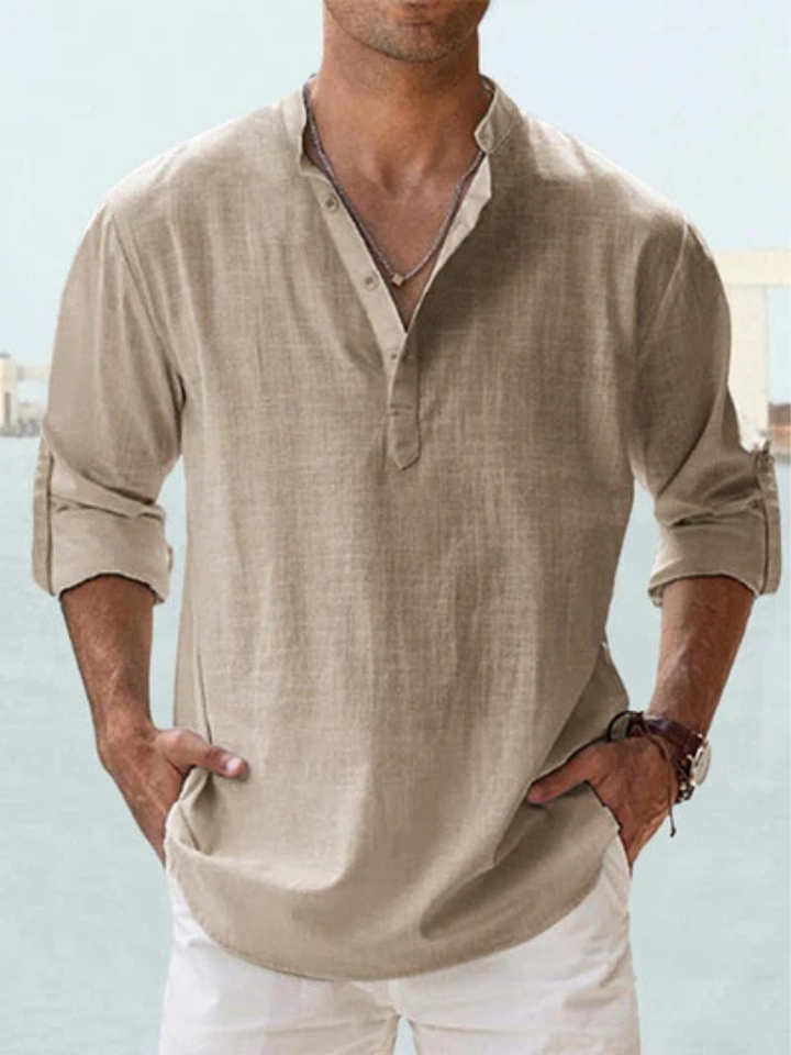 Matteo | Breathable linen shirt