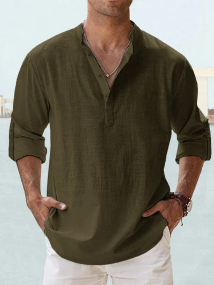 Matteo | Breathable linen shirt