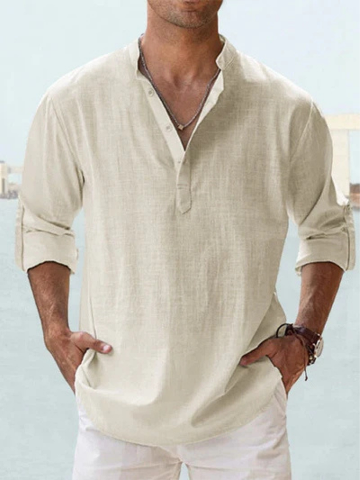 Matteo | Breathable linen shirt